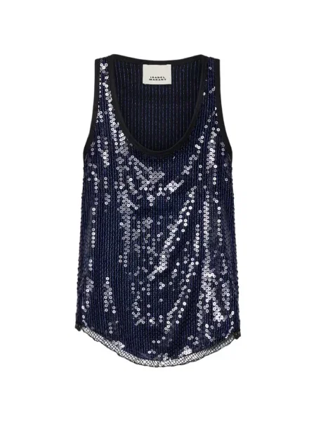 Top Isabel Marant albastru