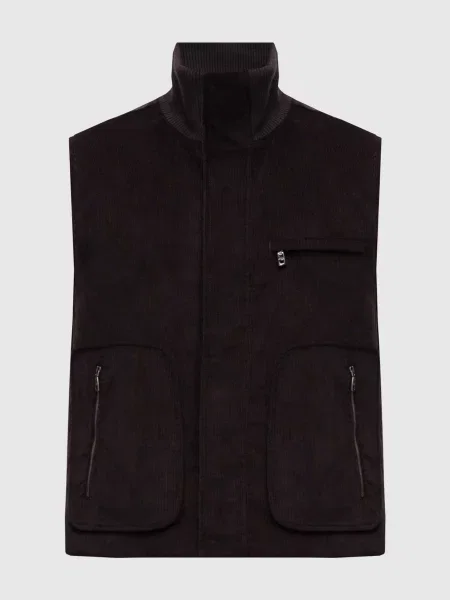 Вельветовий жилет Dolce&gabbana коричневий