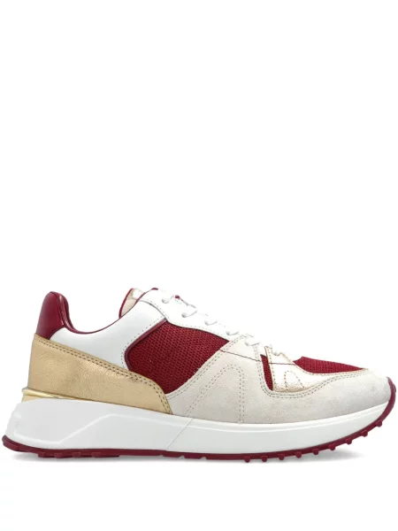 Portofel Michael Michael Kors cu imprimeu geometric roșu