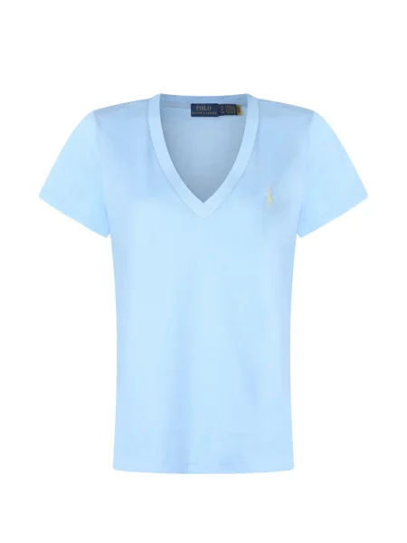 V-nyakú pólóing Polo Ralph Lauren kék