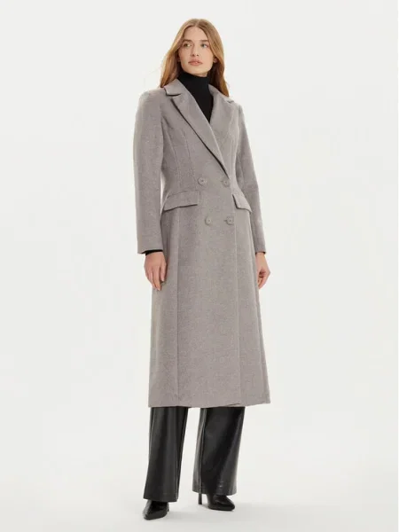 Fracomina Palton de lână gri