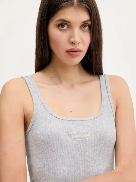 Топ Guess Jeans сірий