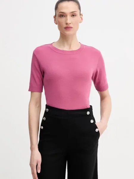 United Colors of Benetton kratka majica roza