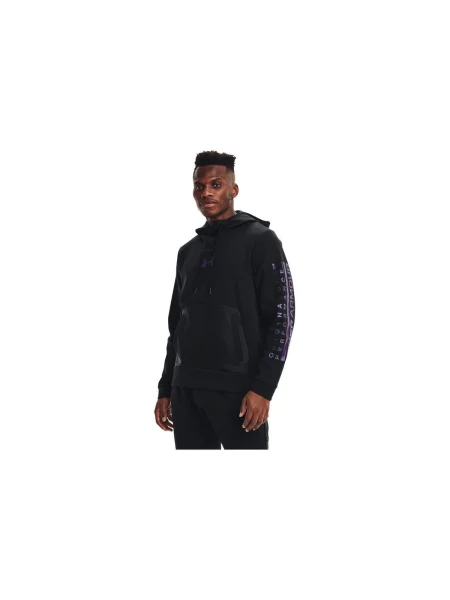 Hanorac cu glugă Under Armour tricotate negru