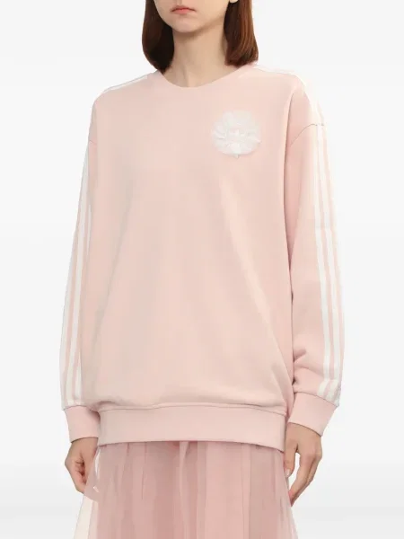 Pantaloni Adidas cu volane cu șireturi din dantelă roz