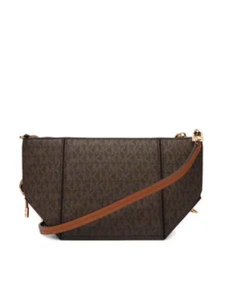 Ročna torba MICHAEL Michael Kors Sm Tz Xbody Écru