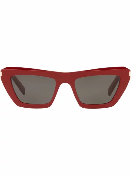 Ochelari de soare ochi de pisică Saint Laurent Eyewear roșu