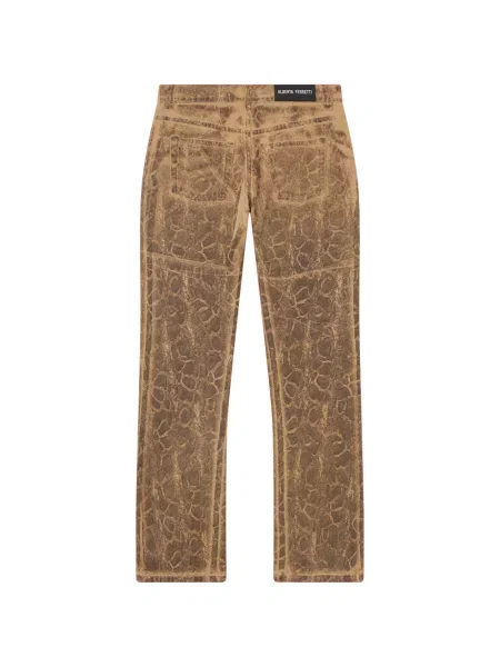 Pantaloni Alberta Ferretti maro