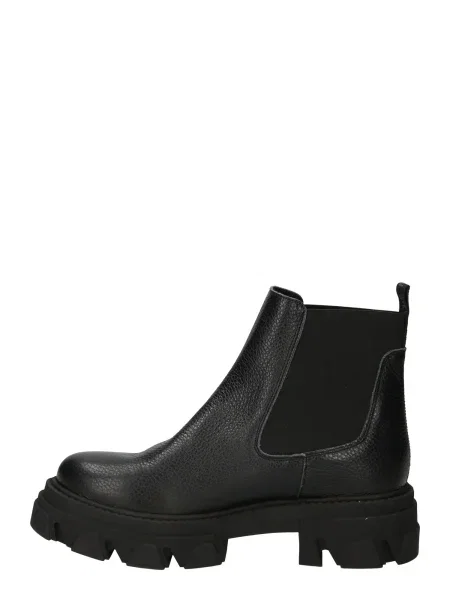 Kožené topánky chelsea Steve Madden Mixture čierna