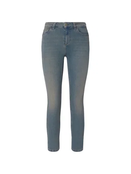 Decupat blugi skinny Liu Jo skinny fit albastru