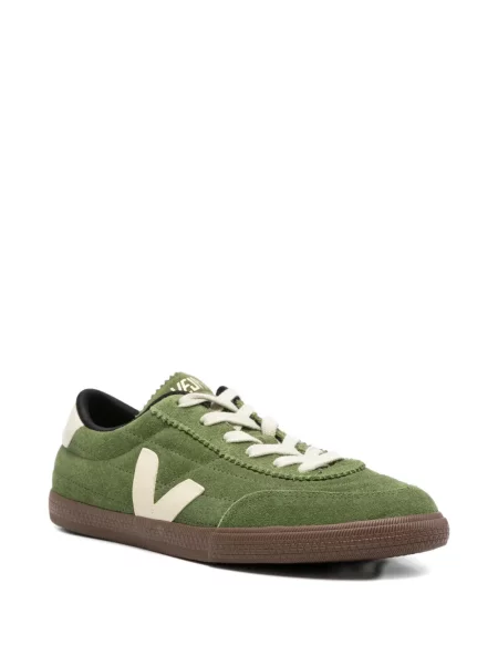 Sneakerși Veja cu autograf verde