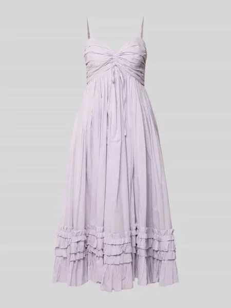 Sukienka koktajlowa na cienkich ramiączkach Lace & Beads