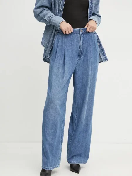 Džíny MICHAEL Michael Kors high waist modré