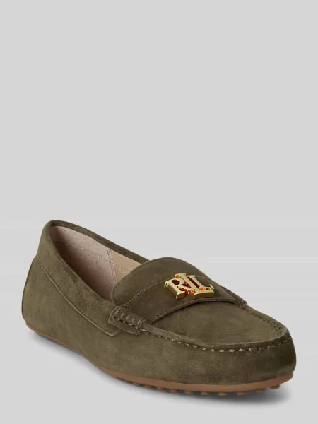 Lauren Ralph Lauren mokasyny zamszowe Barnsbury zielone