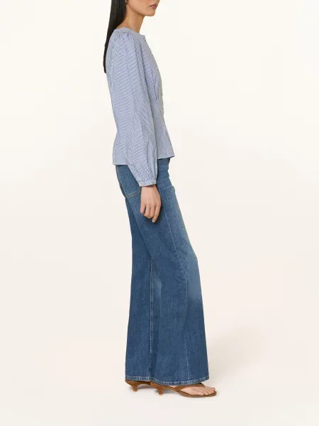 Rich & Royal Džíny S Rozšiřujícími Se Nohavicemi denim blue modré