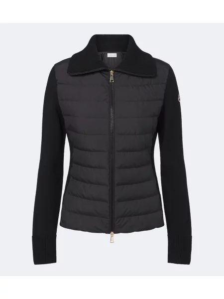 Cardigan Moncler de lână negru