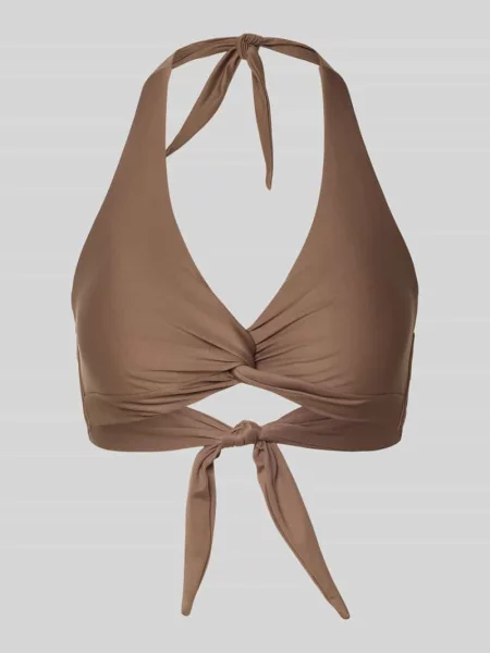 Góra od bikini z wiązaniem na szyi model Kelli' Barts