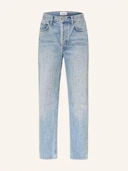 Agolde Jeansy Straight Pinch Waist blau