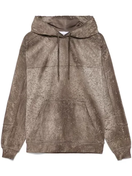 Hanorac cu glugă études Studio cu model camuflaj maro