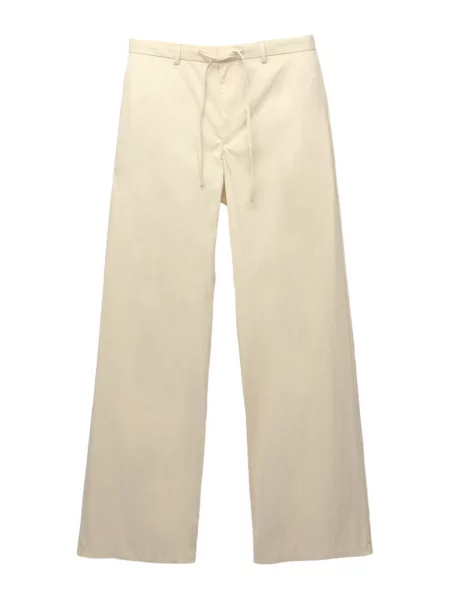 Pull&Bear Hlače svetlo rumena