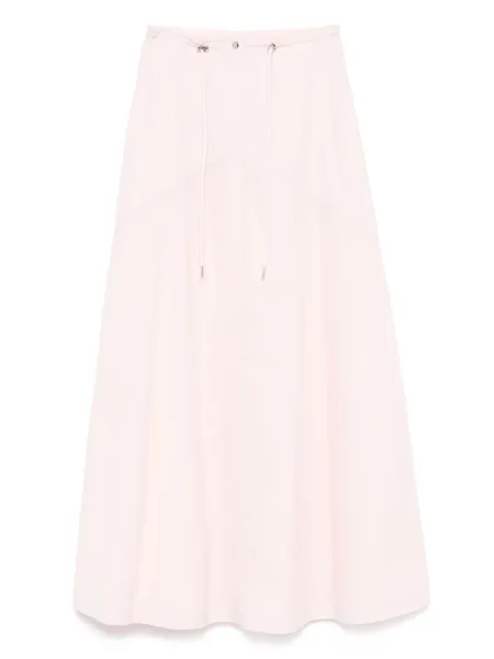 Spódnica midi Add do kolan różowa