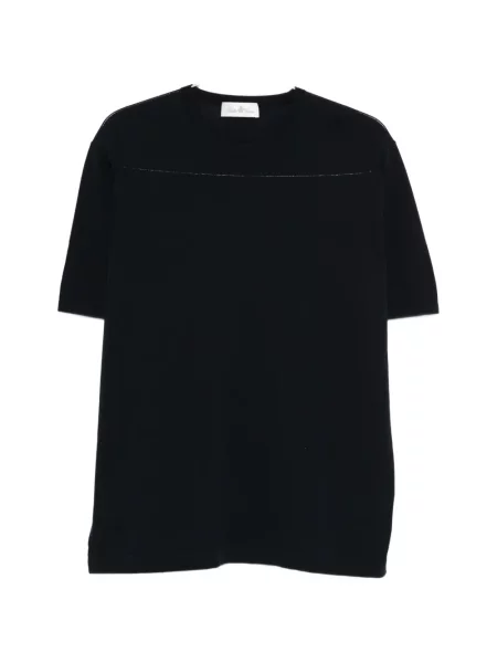 Tricou Della Ciana cu decolteu rotund albastru