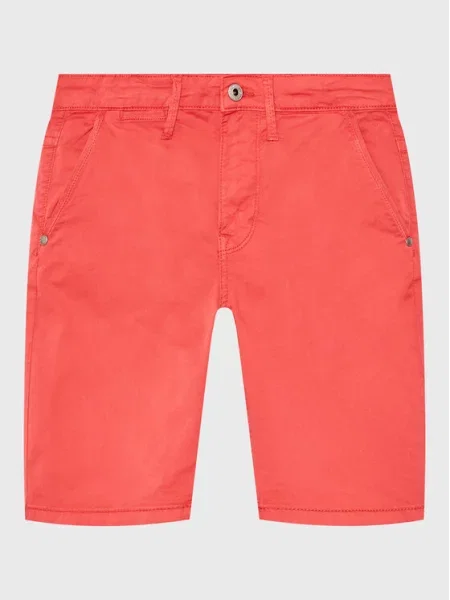 Pepe Jeans Шорти з тканини Blueburn Short червоний
