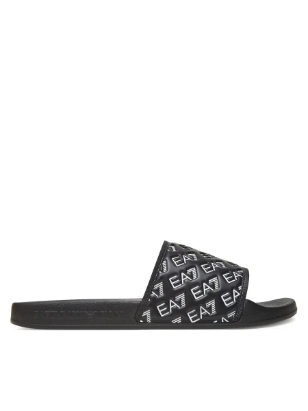 Emporio Armani Water Sports All Over flip-flop teljes fekete/fehér színben Water Sports All Over fekete