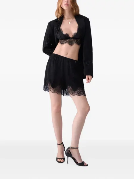 Sutien bralette Liu Jo din dantelă negru