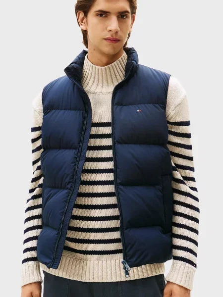 Пуховый жилет Tommy Hilfiger синий