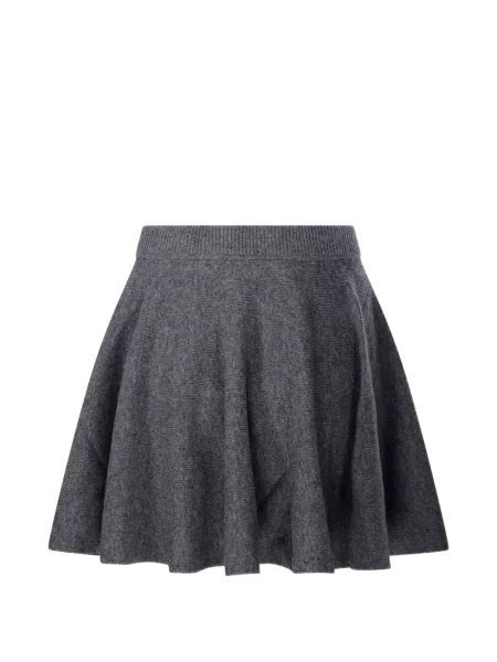 Fusta mini By Malene Birger evazată gri