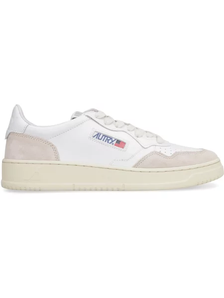 Sneakers Autry Medalist Low Wom White Leather/ Beige Suede EUR 36 białe