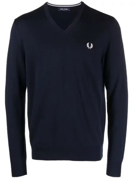 Pulover Fred Perry cu decolteu în V