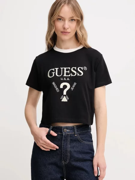 Kratka majica Guess FILANTA črna