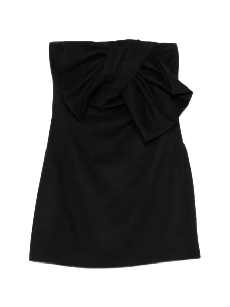 Rochie mini 7 For All Mankind cu funde fără bretele negru