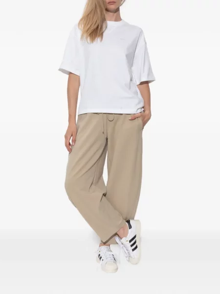 Τρέξιμο φούτερ Adidas με κορδόνι με κέντημα καφέ