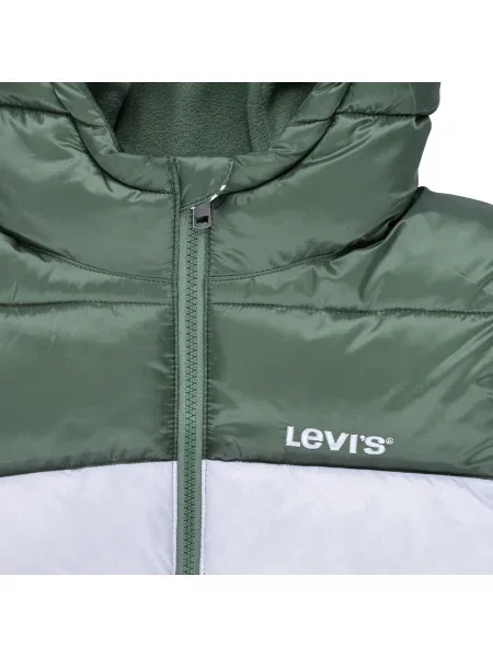 Geacă cu puf copii Levi's® verde