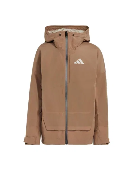 ADIDAS TERREX Μπουφάν πεζοπορίας Xploric καφέ λευκό