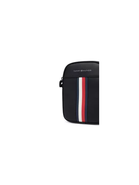 TOMMY HILFIGER Torba preko ramena crvena bijela crna