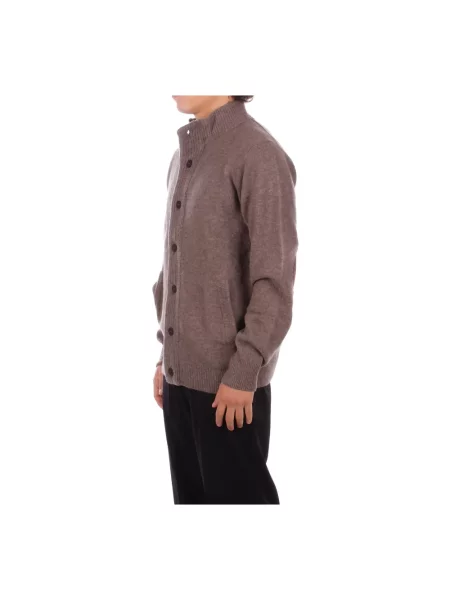 Sweter Barbour wełniany brązowy