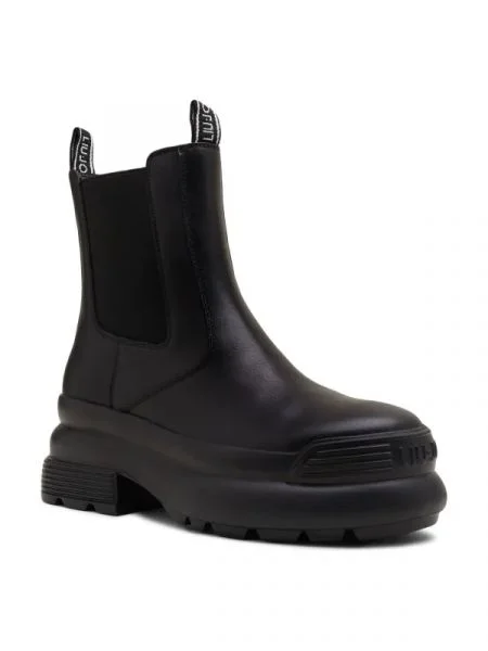 Liu Jo De piele ghete chelsea AMY negru