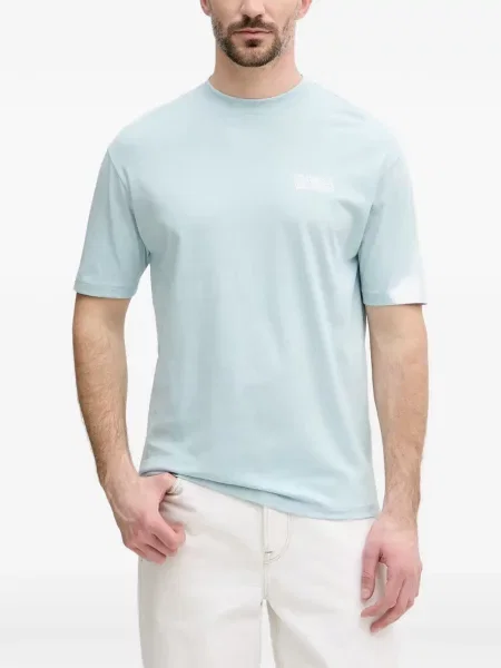 Tricou Karl Lagerfeld cu imagine albastru
