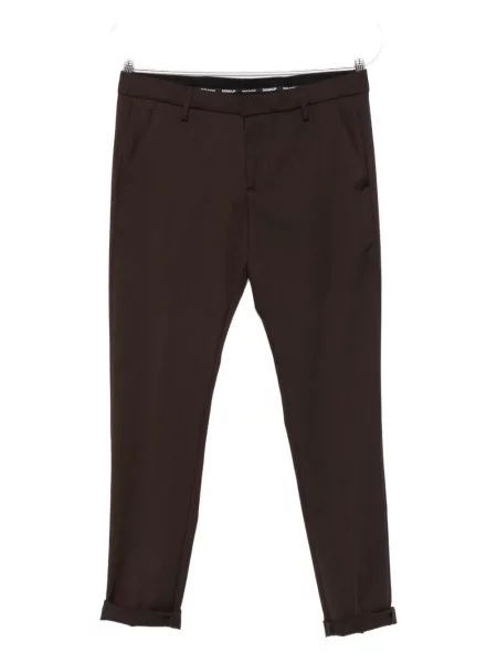 Pantaloni Dondup de lână maro