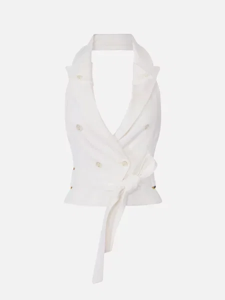 Жилет Elisabetta Franchi білий