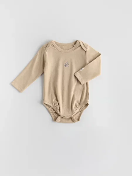 Reserved боді 3 шт. кремовий 