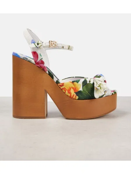 Sandale Dolce&gabbana cu model floral cu imagine