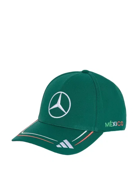 ADIDAS PERFORMANCE Sportovní kšiltovka Mercedes Amg Petronas Formula 1 Team Mexico City / tmavě oranžová / bílá zelená