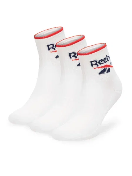 Skarpety długie Reebok białe