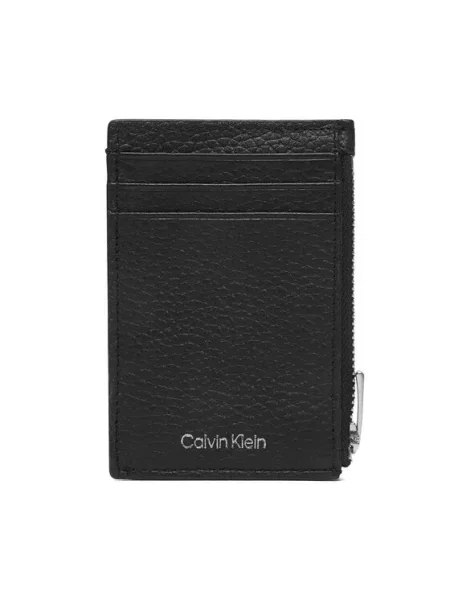 Calvin Klein Πορτοφόλι FOIL EMBOSS' μαύρο