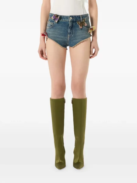 Pantaloni scurți Blumarine albastru